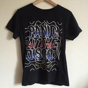 PANIC! AT THE DISCO Graphic Band Tee